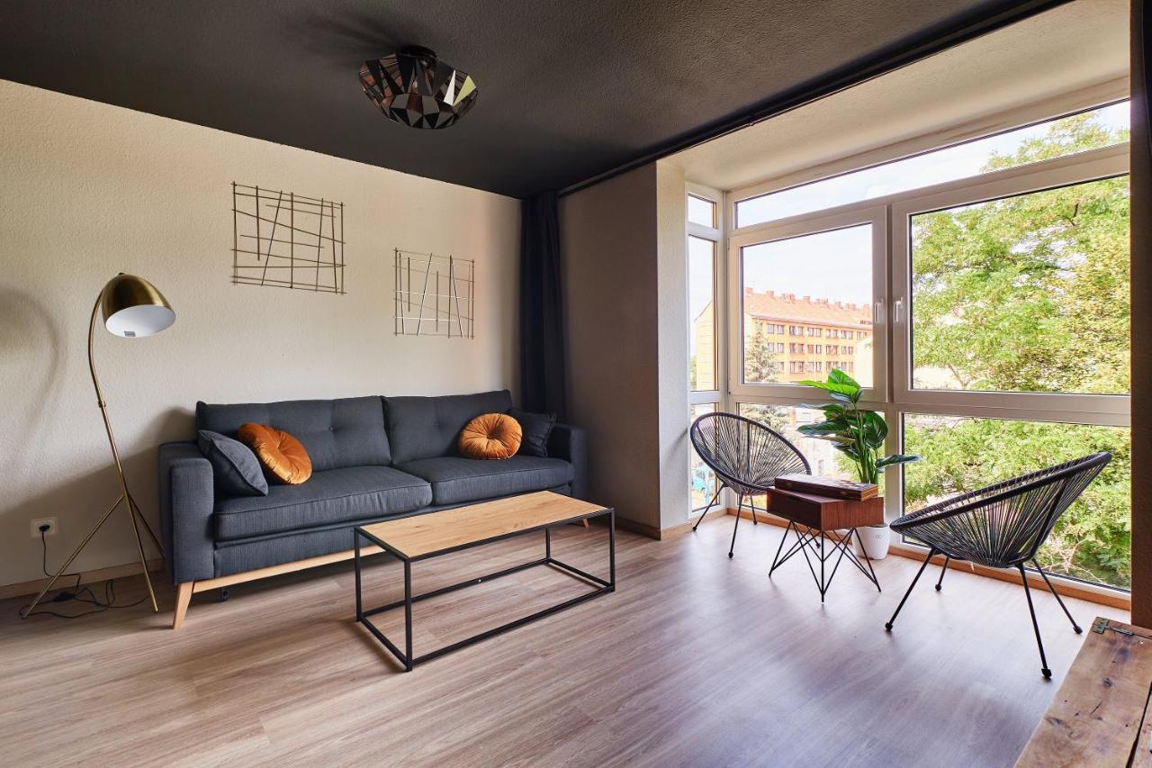 Spaciousliving Design Apartment - Central - Box Spring Bed - Exhibition Dresden Bagian luar foto